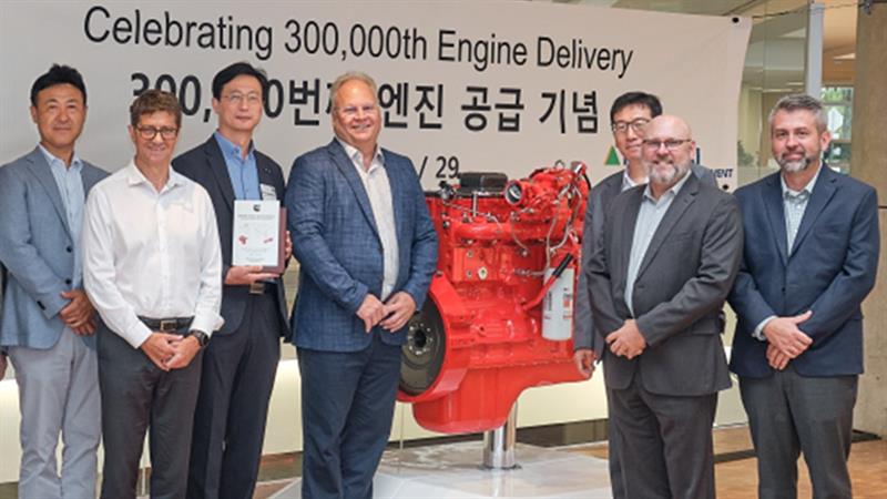 İş Makinası - Cummins’ten Hyundai iş makineleri için 300 bininci motor