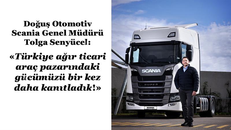 SCANIA, 2024’TE İTHAL AĞIR TİCARİ ARAÇ PAZAR LİDERİ