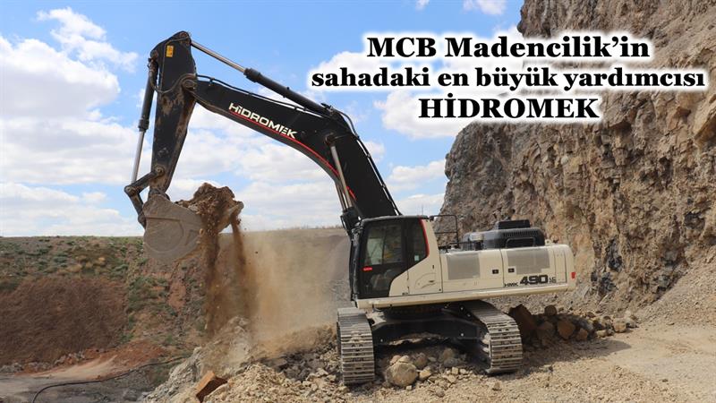 İş Makinası - MCB MADENCİLİK’İN SAHADAKİ EN BÜYÜK YARDIMCISI HİDROMEK