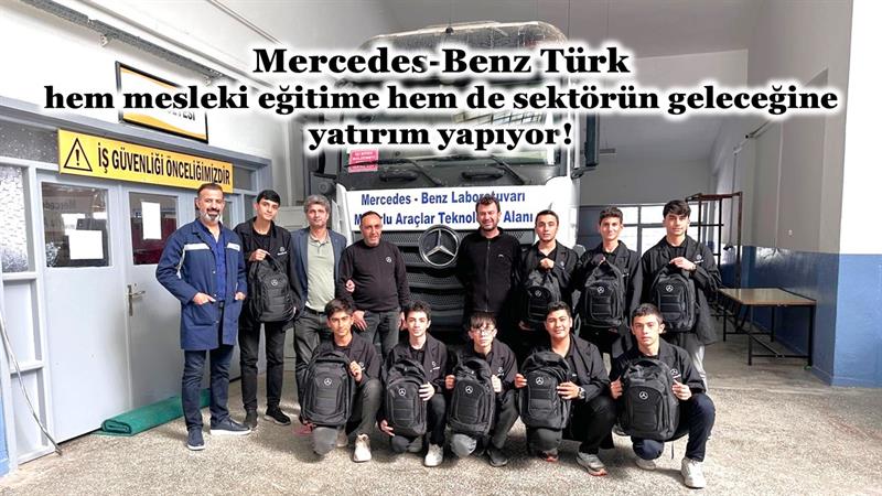 MERCEDES-BENZ TÜRK HEM MESLEKİ EĞİTİME HEM DE SEKTÖRÜN GELECEĞİNE YATIRIM YAPIYOR