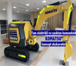 İş Makinası - Komatsu’dan tam elektrikli ve uzaktan kumandalı mini ekskavatör Forum Makina