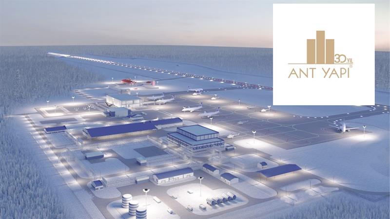 İş Makinası - Ant Yapı dünyanın göbek deliğinde havalimanı inşa edecek