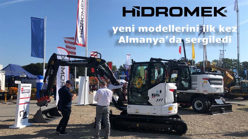 İş Makinası - HİDROMEK yeni modellerini ilk kez Almanya’da sergiledi